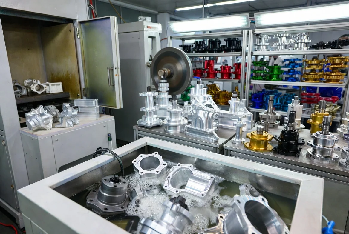 Surface finishing — anodizing and polishing aluminum CNC machined parts for cosmetic and functional requirements